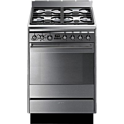 Smeg Concert SUK61MX8 Dual Fuel Multifunction Cooker in Stainless Steel Smeg Concert SUK61MX8 Dual Fuel Multifunction Cooker in Stainless Steel
